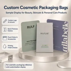 Custom Printing OEM/ODM Cosmetic Spout Pouch and Aluminum Foil Packaging Bag
