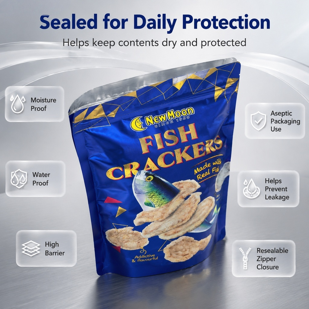 Custom Stand-Up Snack Packaging Bags with Zipper - 图片 2
