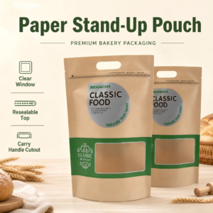 Custom Paper Stand-Up Pouches Wholesale