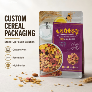 Custom Cereal Packaging Pouches & Oatmeal Bags Wholesale