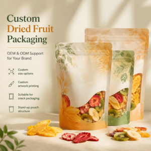 Custom Food-Grade Dried Fruit Packaging Bags