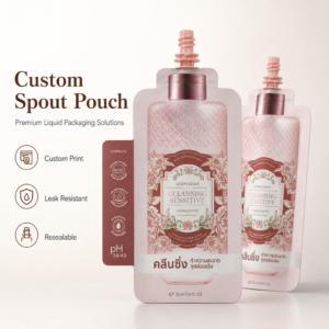 Custom Premium Spout Pouches (Leak-Proof & Resealable Liquid Packaging Bags)
