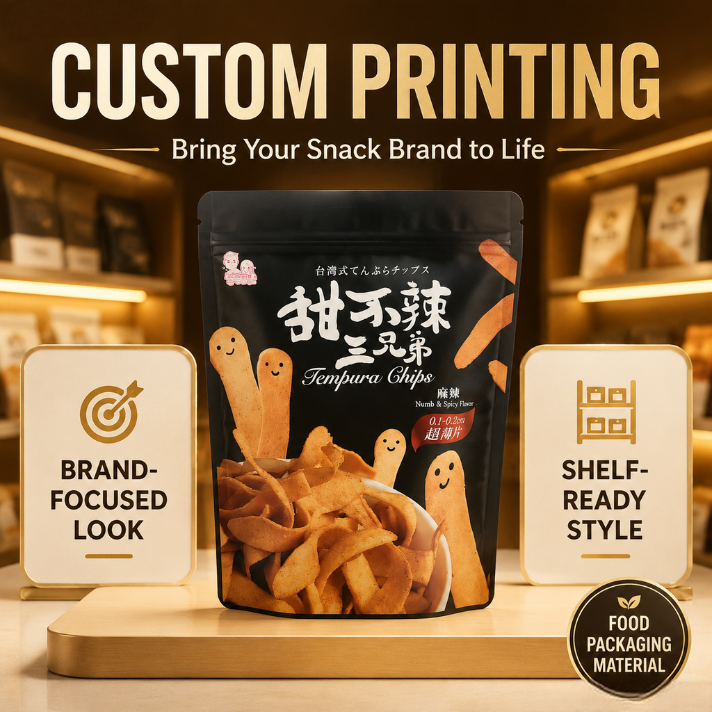 Custom Stand Up Pouches for Snack Food Packaging - 图片 2