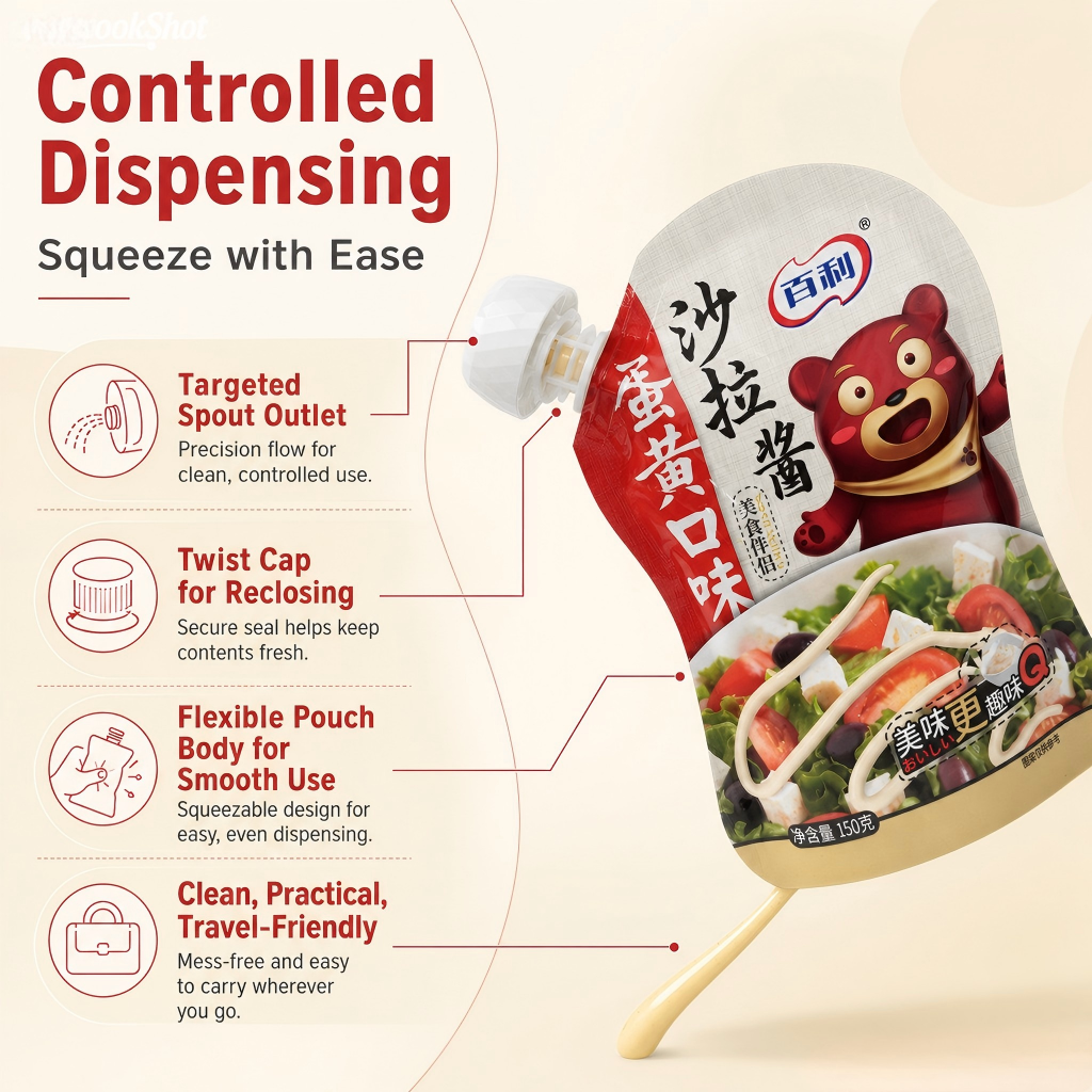 Custom Spout Pouches & Liquid Packaging Bags Wholesale - 图片 5