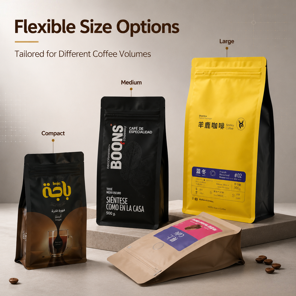 Custom Premium Coffee Packaging Bags - 图片 2