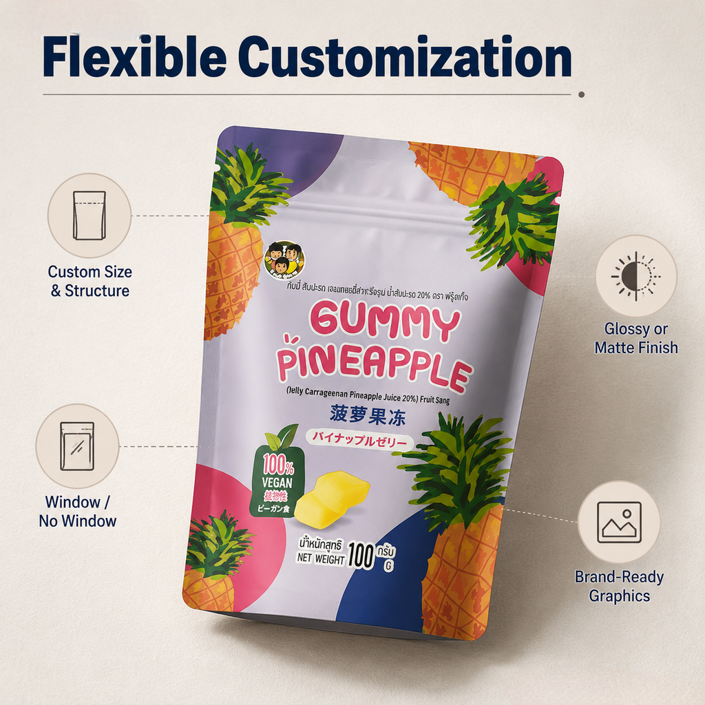 Custom Premium Gummy & Candy Packaging Bags - 图片 2