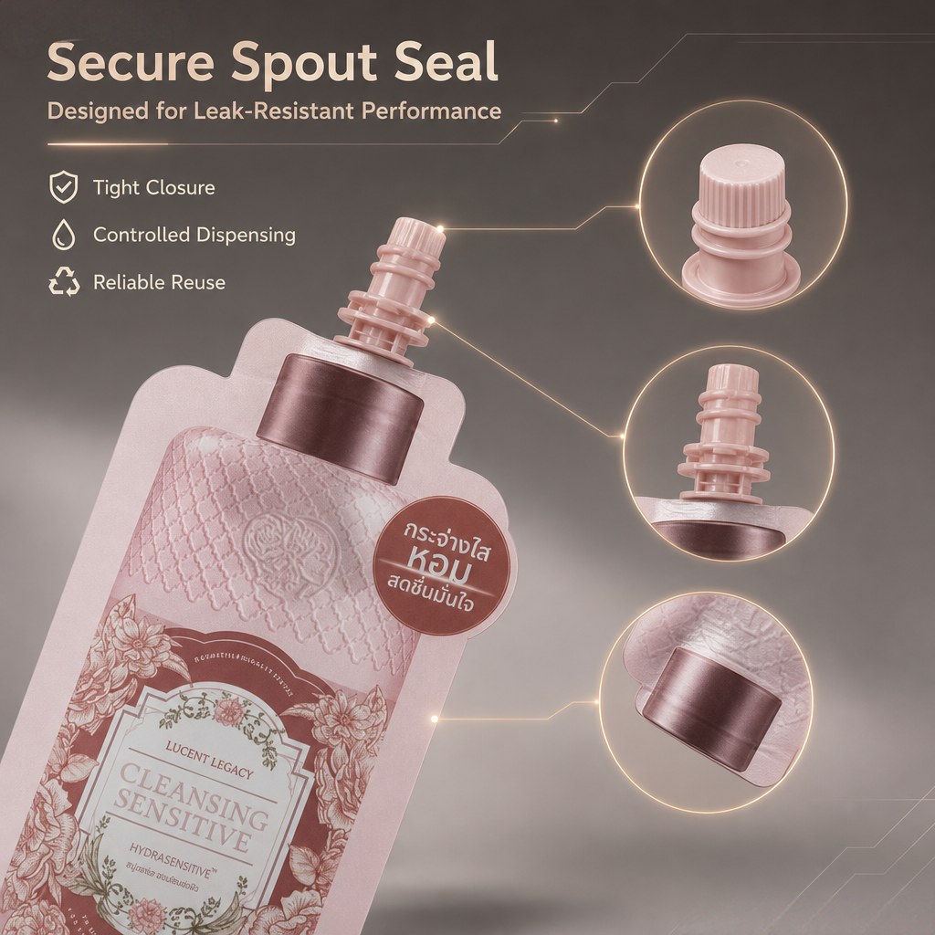 Custom Premium Spout Pouches (Leak-Proof & Resealable Liquid Packaging Bags) - 图片 5