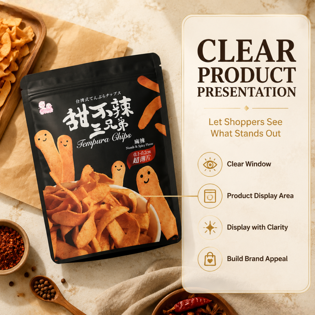 Custom Stand Up Pouches for Snack Food Packaging - 图片 3