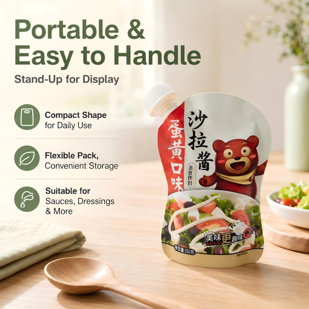 Custom Spout Pouches & Liquid Packaging Bags Wholesale - 图片 2