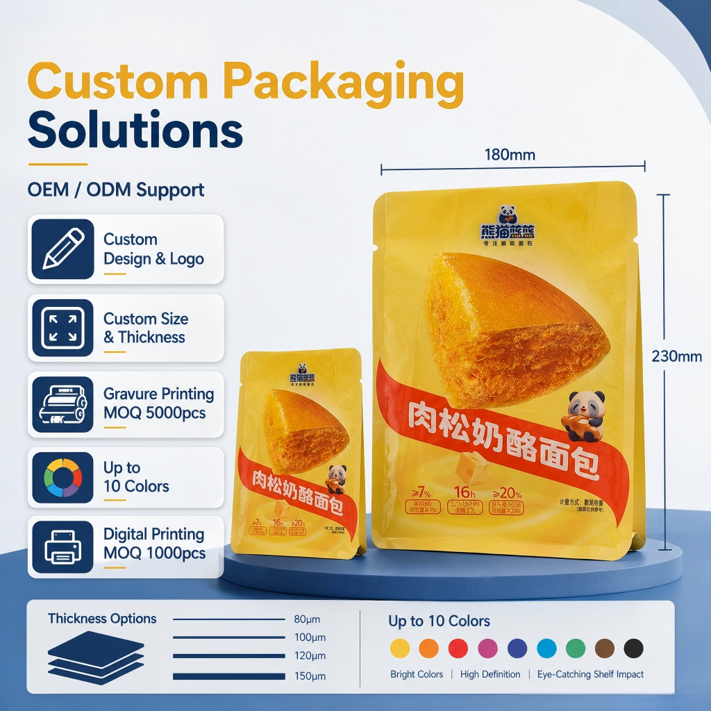 Custom Food Packaging Bags & Stand-Up Pouches Wholesale - 图片 2