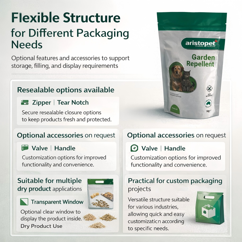 Custom Pet Food Packaging Pouches & Cat Dog Bags - 图片 4