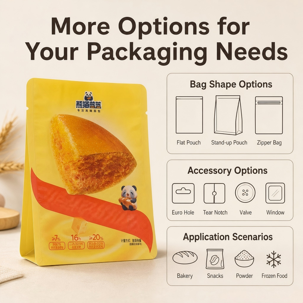 Custom Food Packaging Bags & Stand-Up Pouches Wholesale - 图片 3