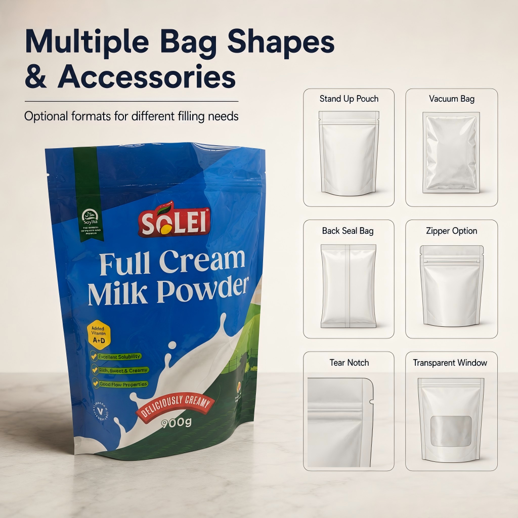 Custom Milk Powder Packaging Bags & Pouches Wholesale - 图片 2