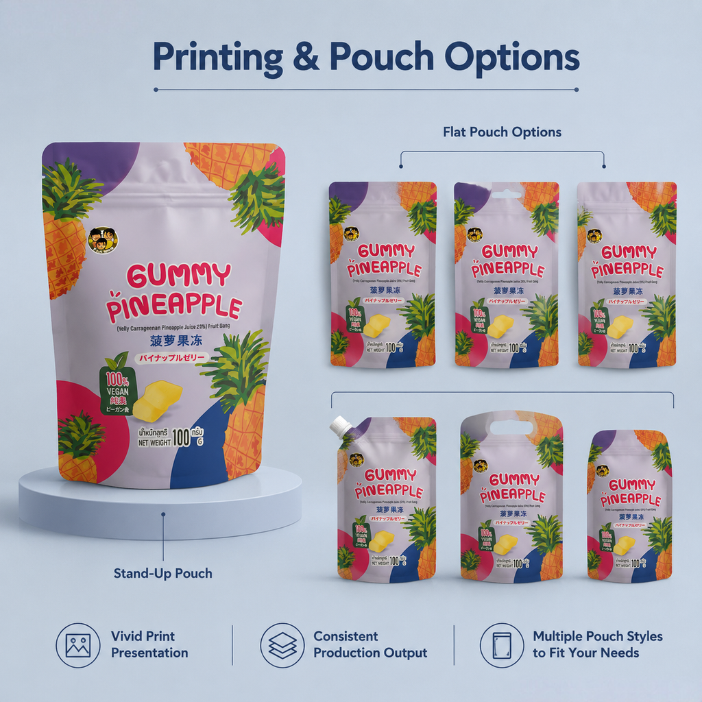 Custom Premium Gummy & Candy Packaging Bags - 图片 4
