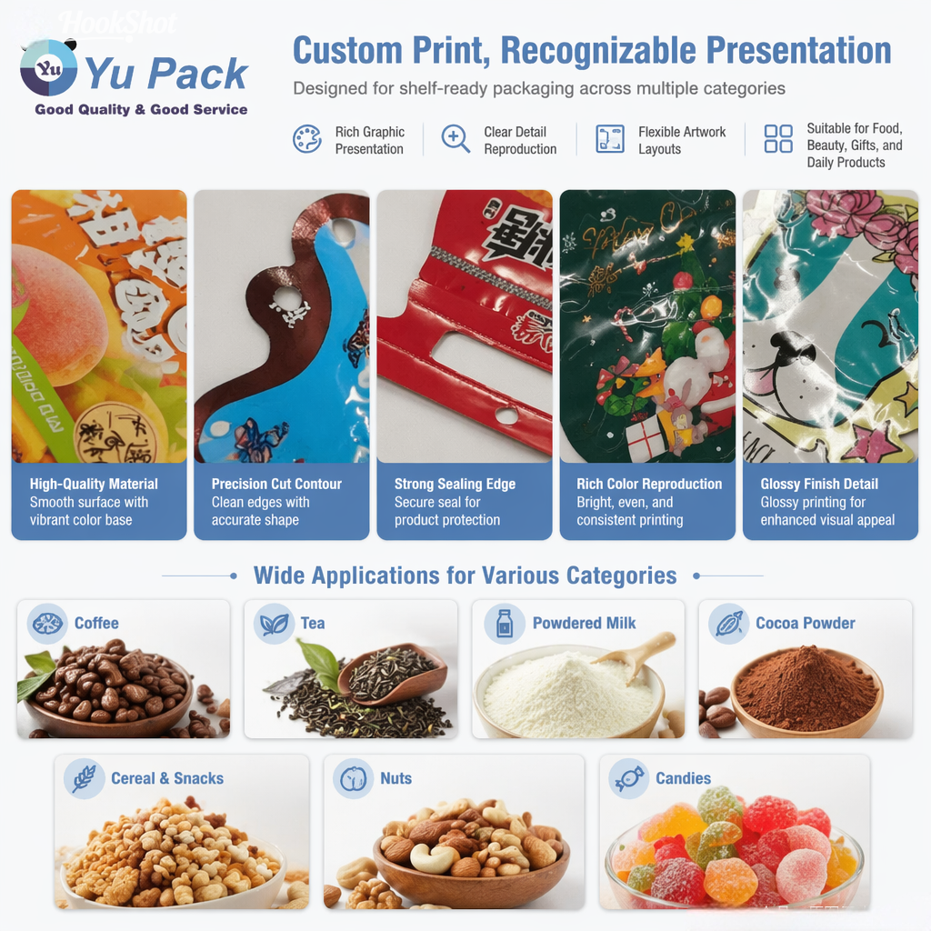 Custom Shaped Packaging Bags & Die-Cut Pouches - 图片 4