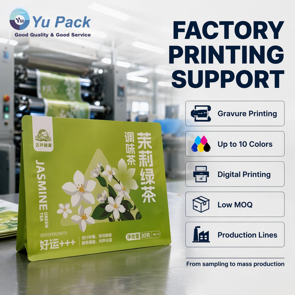 Custom Tea Packaging Pouches Wholesale - 图片 5