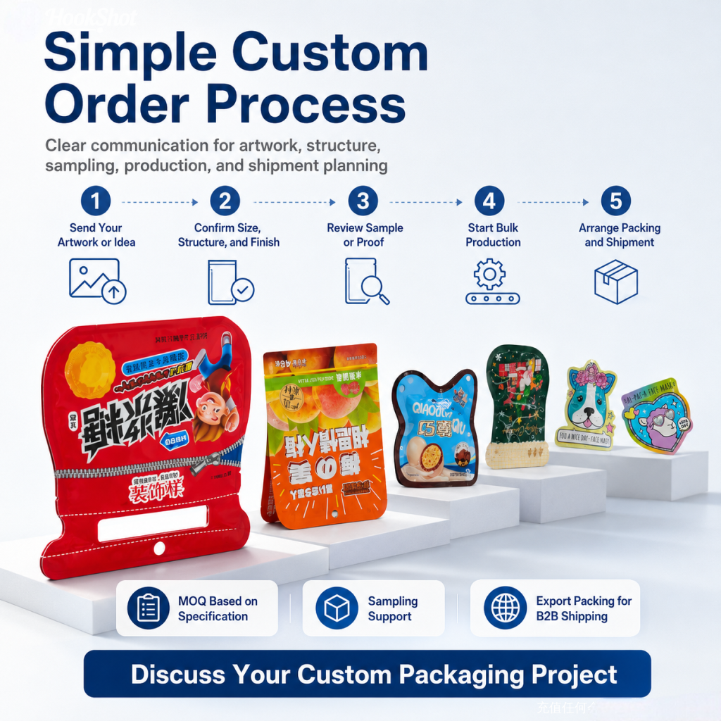 Custom Shaped Packaging Bags & Die-Cut Pouches - 图片 5