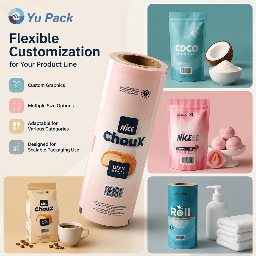 Custom Printed Packaging Roll Film for Food & Daily-Use - 图片 5
