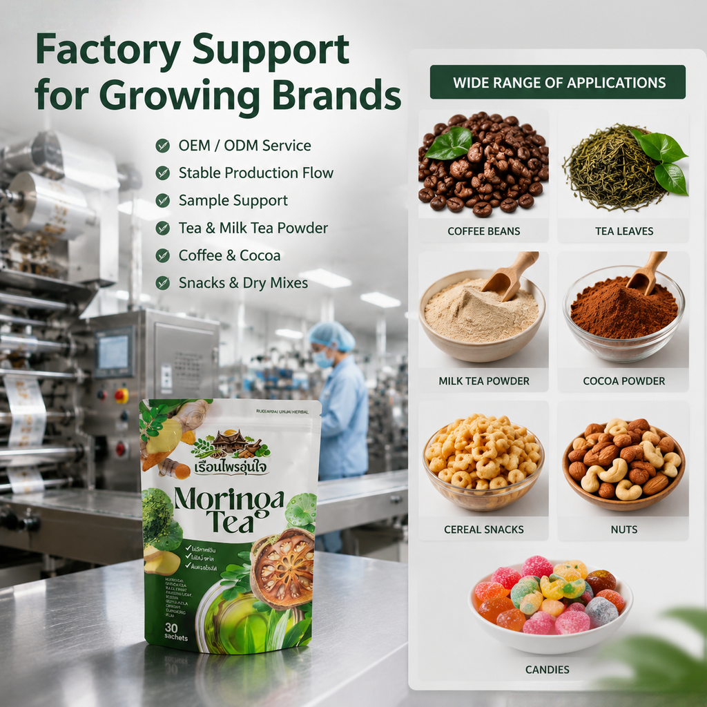 Custom Premium Milk Tea & Beverage Powder Packaging Bags - 图片 5