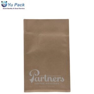 Custom Kraft Paper Stand Up Zipper Pouch for Coffee Packaging