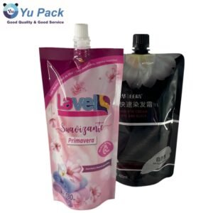 Custom Printed Spout Pouch for Detergent Liquid Stand Up Packaging Bag
