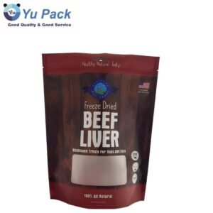 Custom Printed Dried Beef Snack Stand Up Zipper Pouch