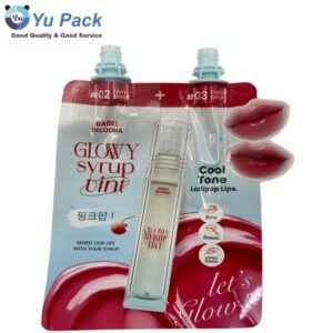 Custom Printing OEM/ODM 10ml 20ml 30ml Cosmetic Packaging Doypack Pouch for Liquid Foundation, Sunscreen, Lip Glaze