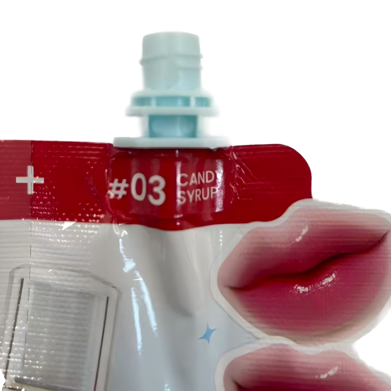 Custom Printing Cosmetic Packaging Spout Pouch for Liquid , Sunscreen, Lip Glaze - 图片 3