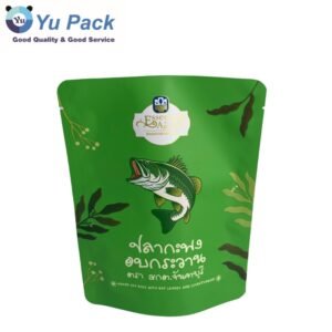 Custom Printed Aluminum Foil Stand Up Food Packaging Bag for Snacks Products