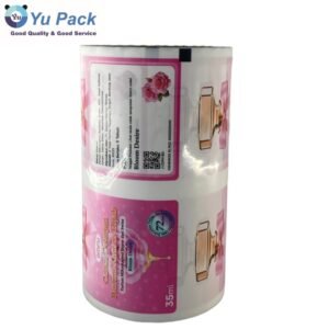 Custom Printed Aluminum Foil Packaging Roll Film for Daily Products Automatic Packaging