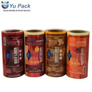 Custom Printed Frozen Beef Packaging Roll Film for Automatic Food Packaging Machines