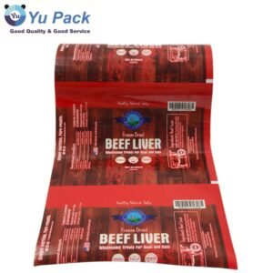Food Grade Custom Printed Plastic Packaging Film Roll for Frozen Meat Automatic Packaging Machinery