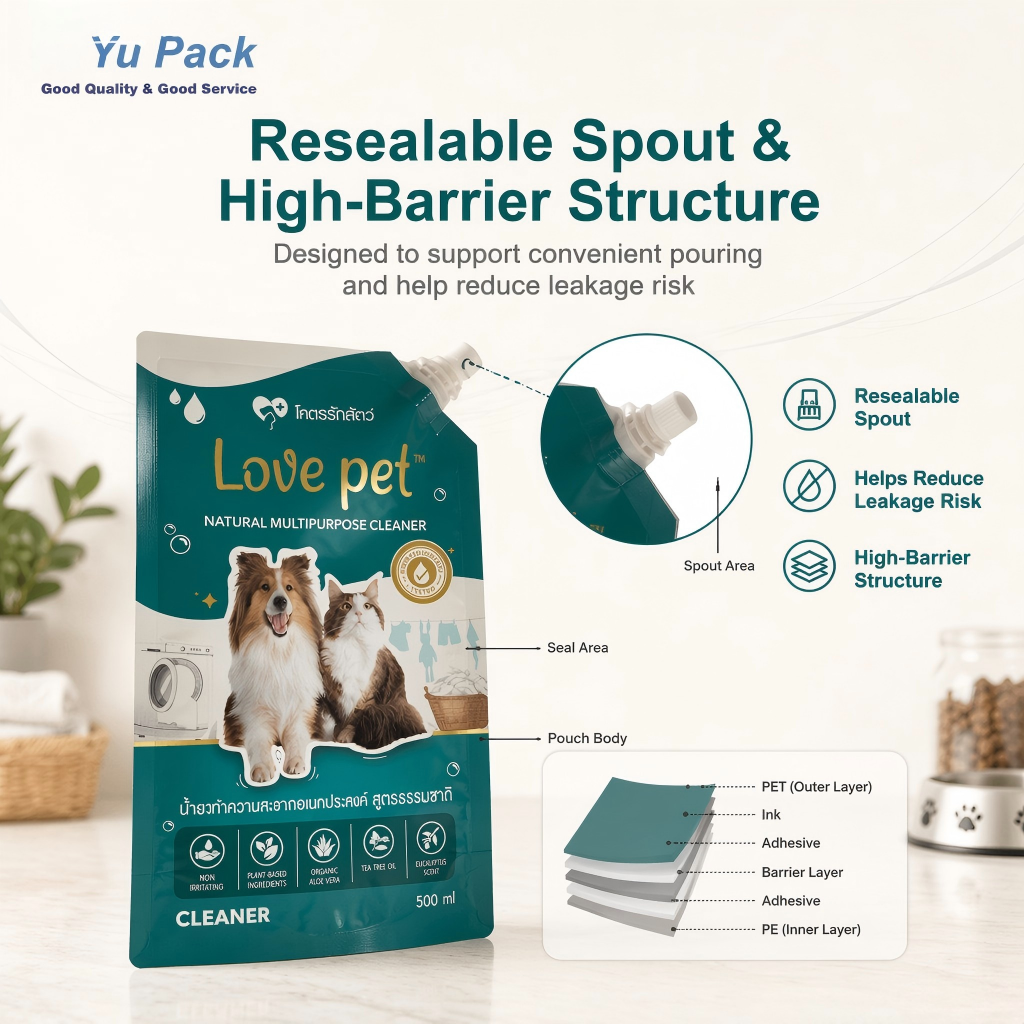 Custom Pet Food Spout Pouches and Pet Care Packagin - 图片 2