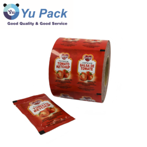 Custom Printed Food Seasoning Sauce Packaging Roll Film for Ketchup