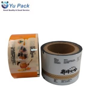 Custom Printed Honey Sachet Packaging Roll Film with High Barrier