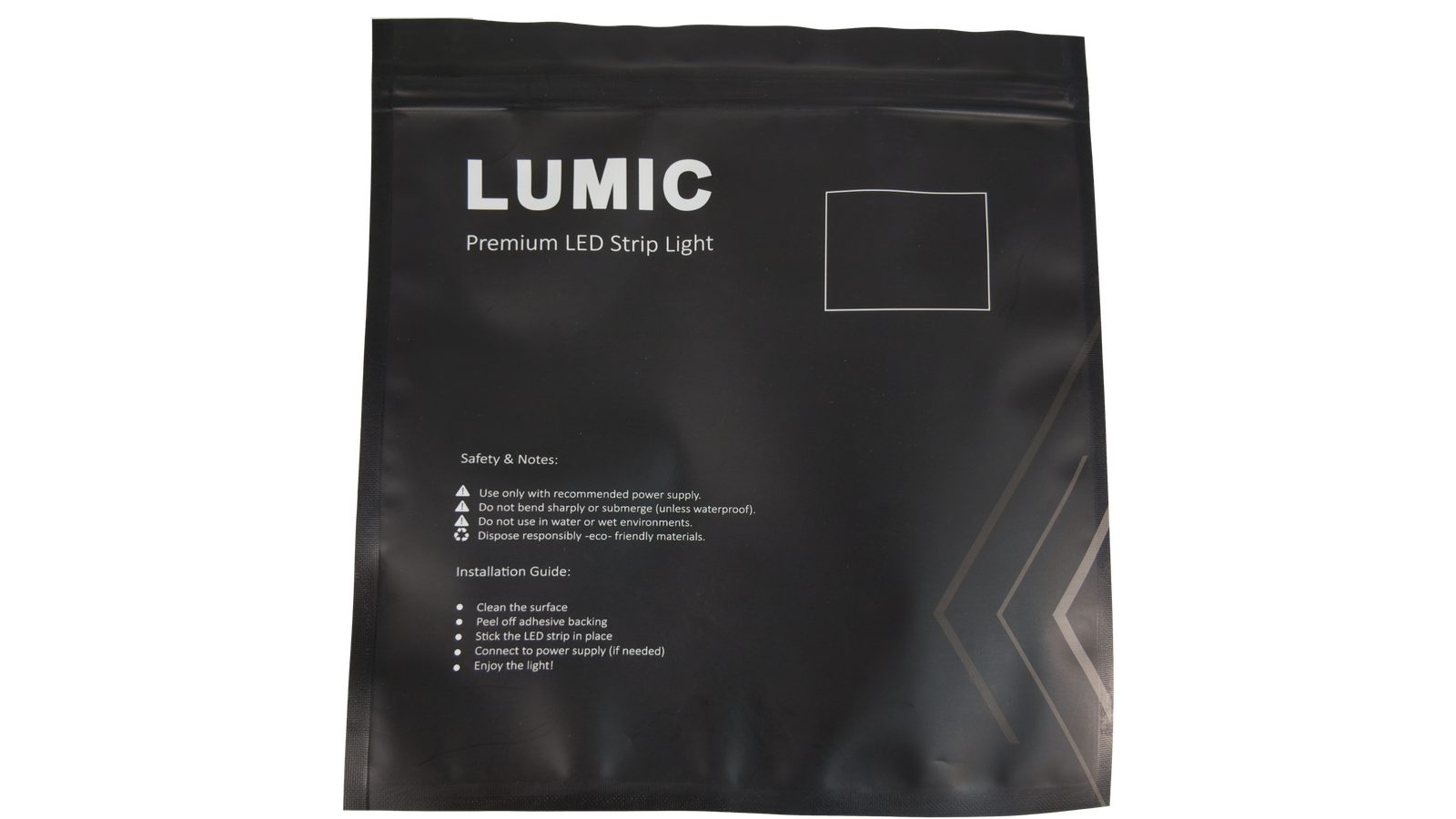 Custom LED Strip Light Packaging Bag - 图片 3