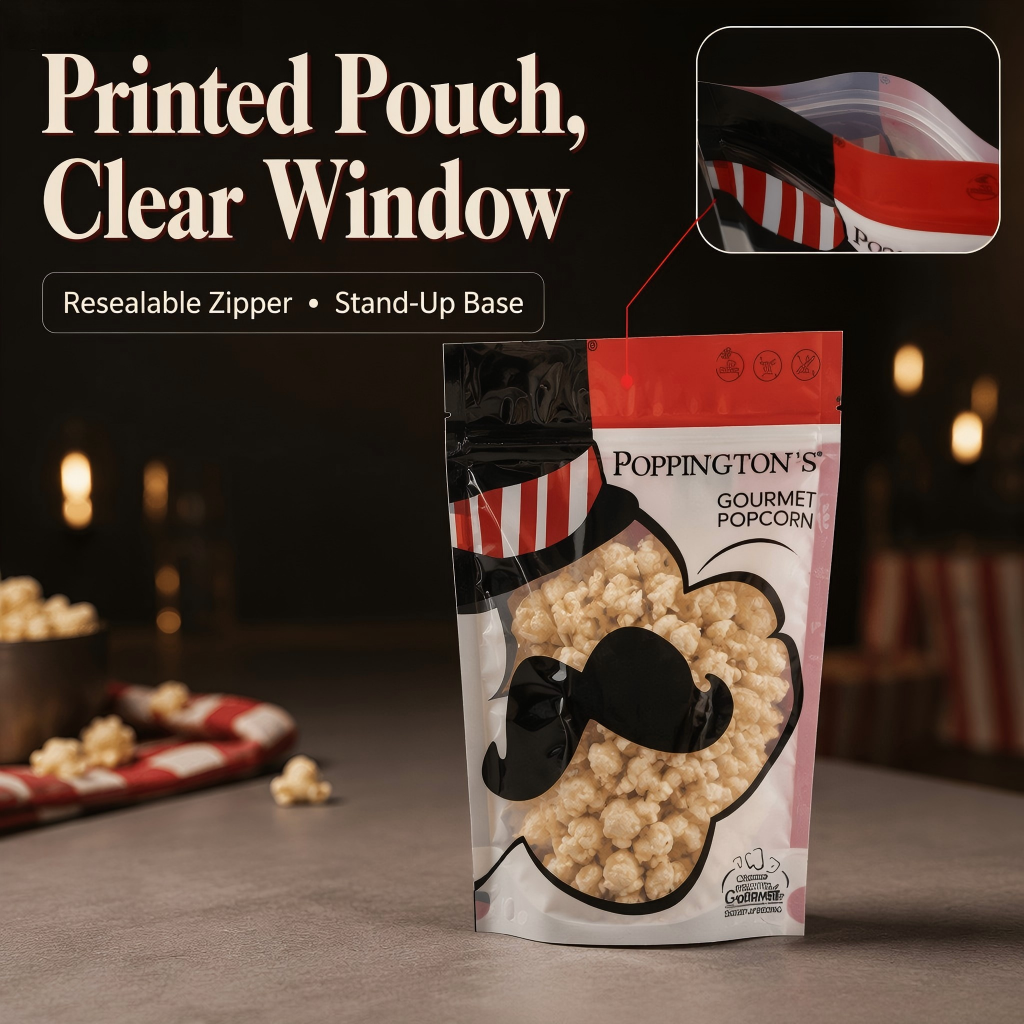 Customize Popcorn Packaging Bags in Various Bag Types