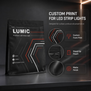 Custom LED Strip Light Packaging Bag