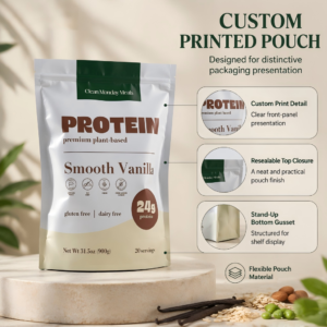 Custom Protein Powder Packaging Bag
