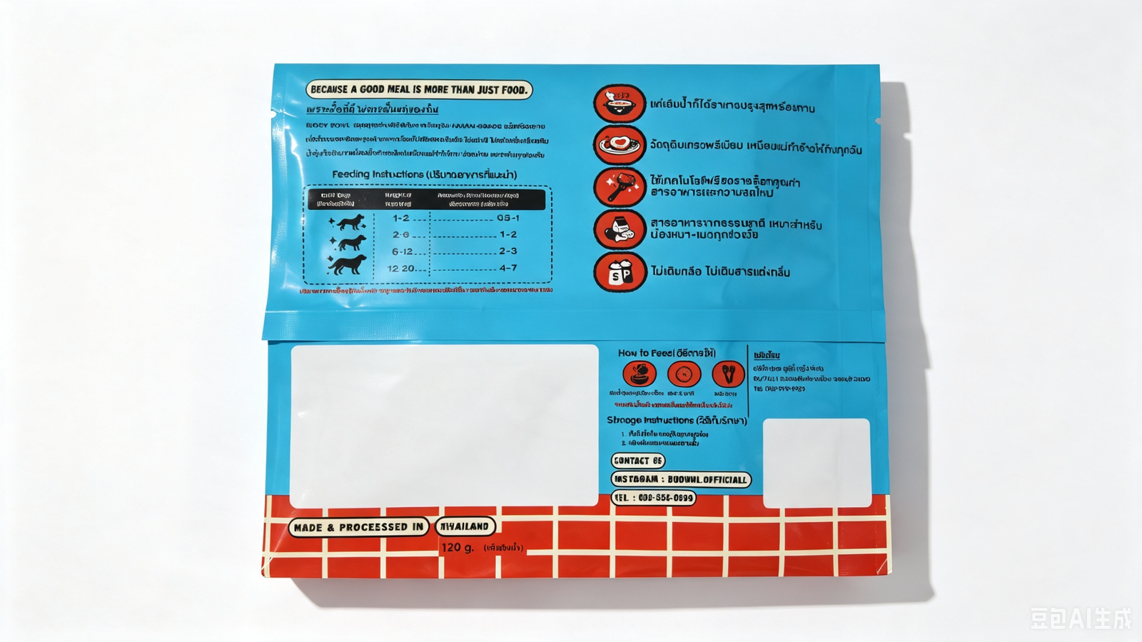 Custom Dog Treat Packaging Bag - 图片 3