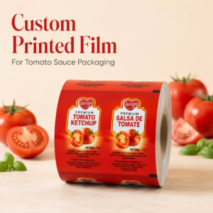 Custom Sauce Packaging Film Roll