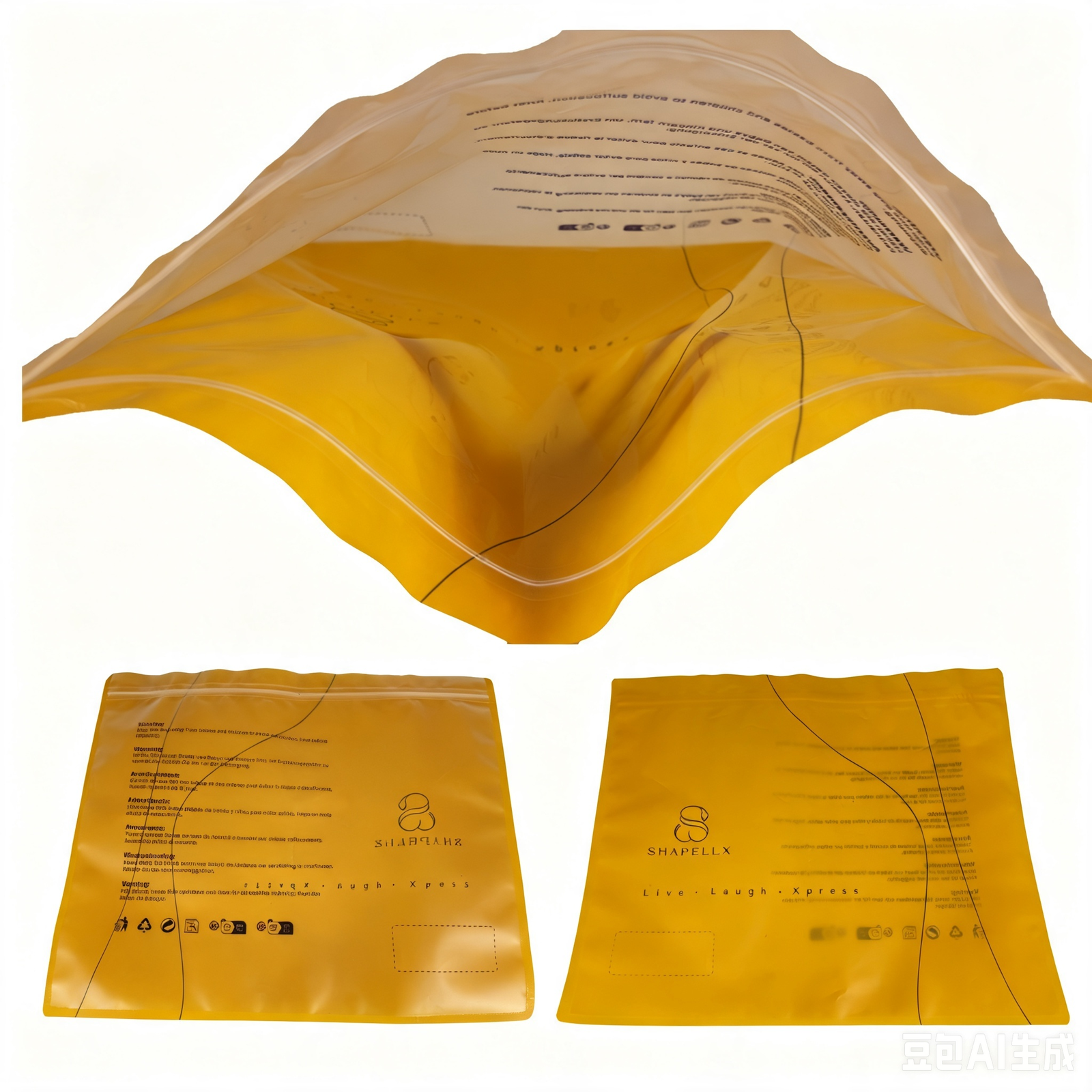 Custom Apparel Packaging Bag - 图片 5